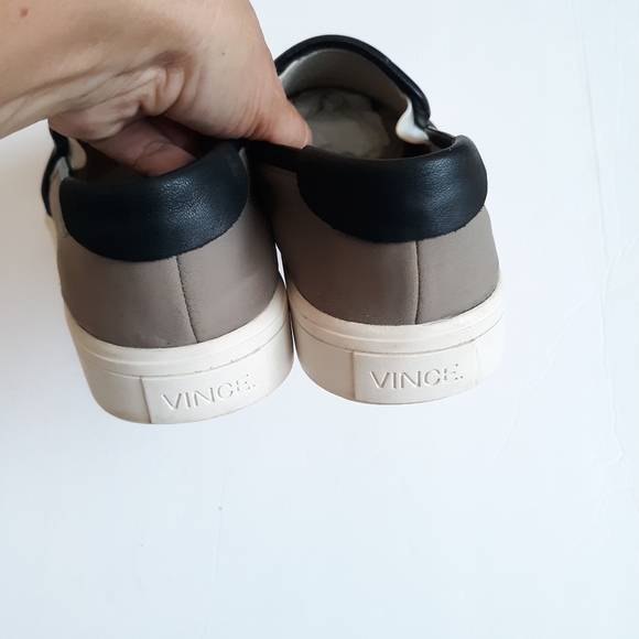 Vince Bram Snake Embossed Leather Sneakers - Picture 5 of 8